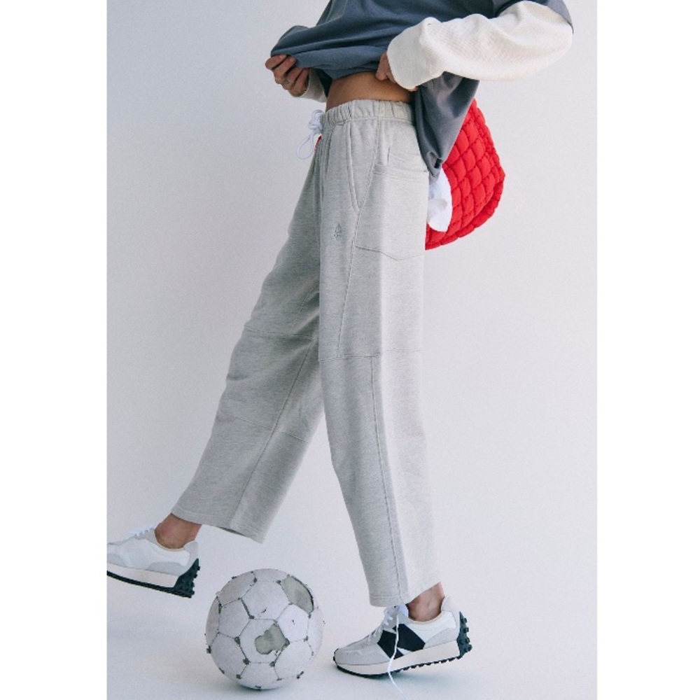 FP Movement by Free People Light Gray Wide Leg Sweatpants